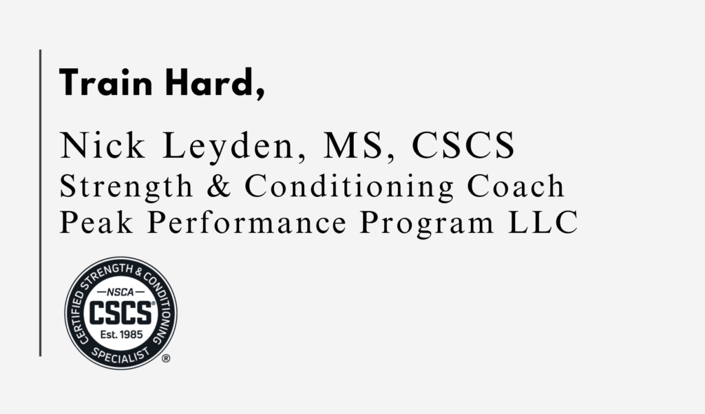 strength coach, cscs